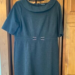 White House Black Market Charcoal Dress